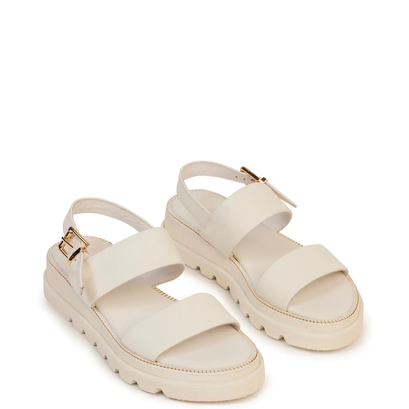 Portia Sandal | White Calf