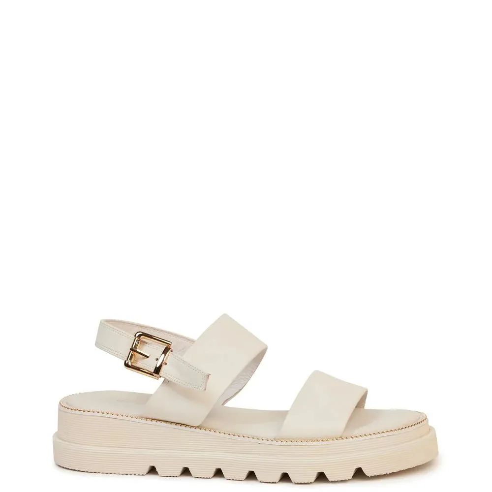 Portia Sandal | White Calf