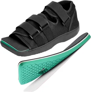 Post Op Shoe, Medical Post Op Recovery Shoe for Post Surgery or Operation Foot Support, Broken Foot or Toe, Fracture or Ulcer with Decompression Insole for Diabetic 1 PC, S, Male Size 6.5-8, Female Size 8-9.5