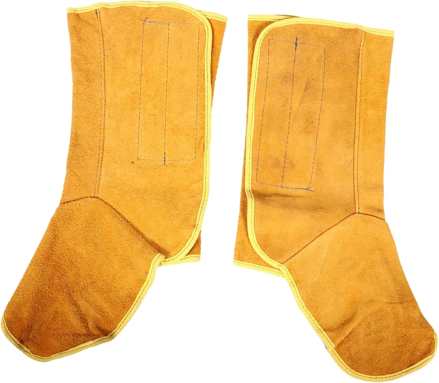 PRETYZOOM 1Pair Cowhide Welding Foot Covers Protective Shoe Covers for Welders Easy to Wear Heat for Welding Work