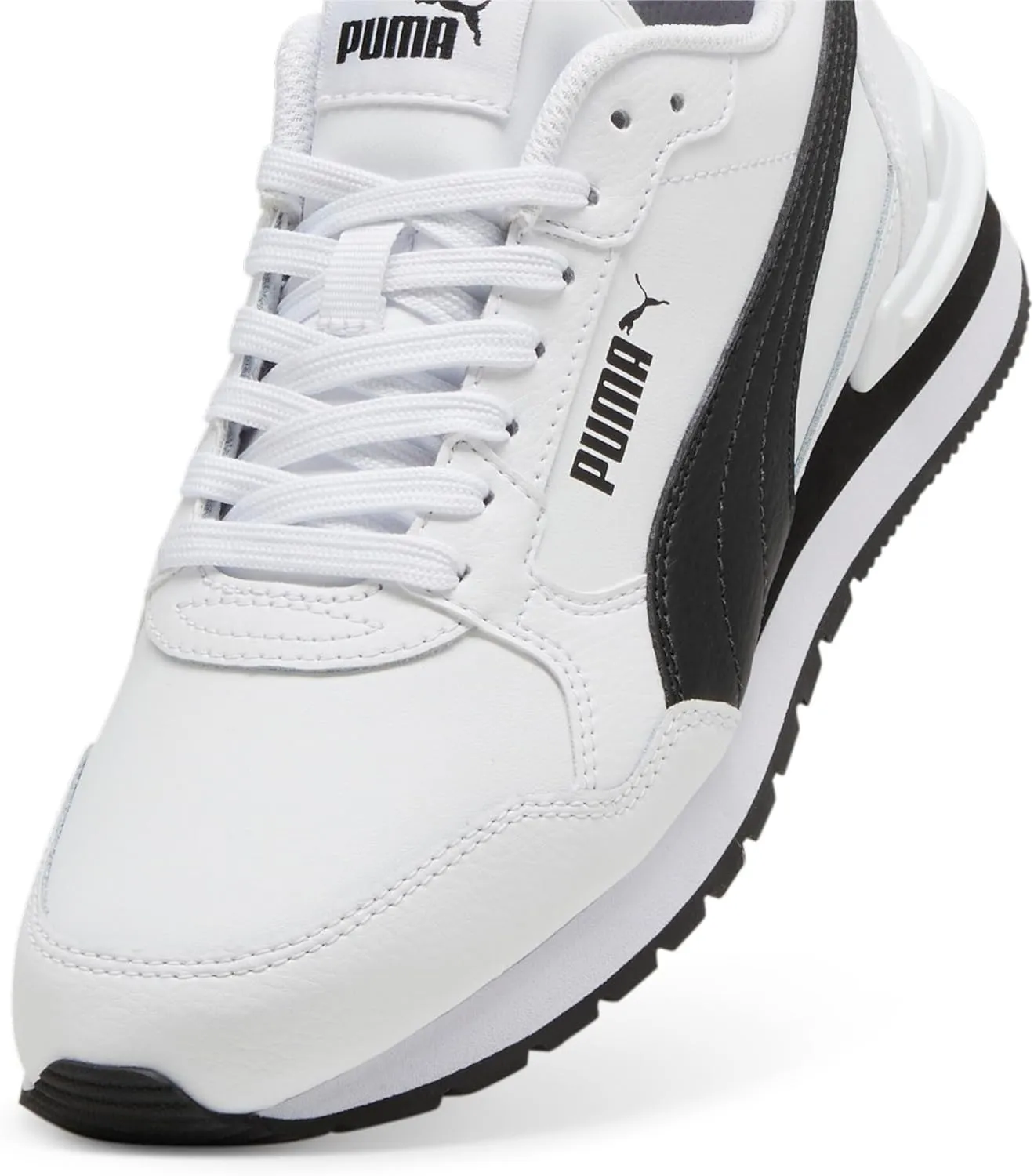 PUMA Unisex-Child Shoes ST Runner Sneaker, Dewdrop White-Turquoise Surf-Grape Mist, 5.5 US Big Kid