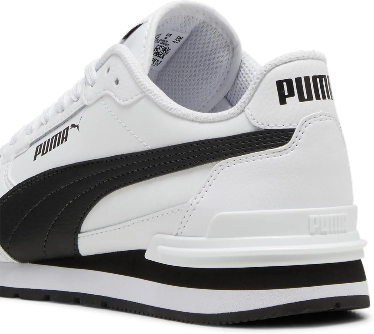 PUMA Unisex-Child Shoes ST Runner Sneaker, Dewdrop White-Turquoise Surf-Grape Mist, 5.5 US Big Kid