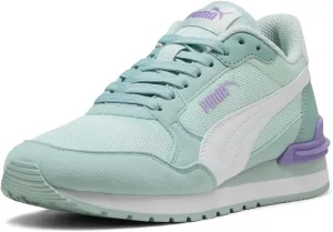 PUMA Unisex-Child Shoes ST Runner Sneaker, Dewdrop White-Turquoise Surf-Grape Mist, 5.5 US Big Kid