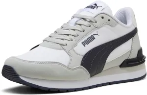 PUMA Unisex-Child Shoes ST Runner Sneaker, Dewdrop White-Turquoise Surf-Grape Mist, 5.5 US Big Kid
