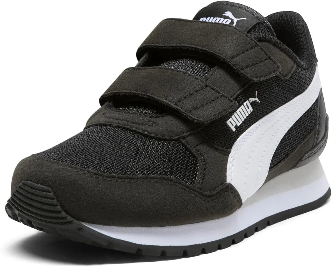 PUMA Unisex-Child St Runner Hook and Loop Sneaker