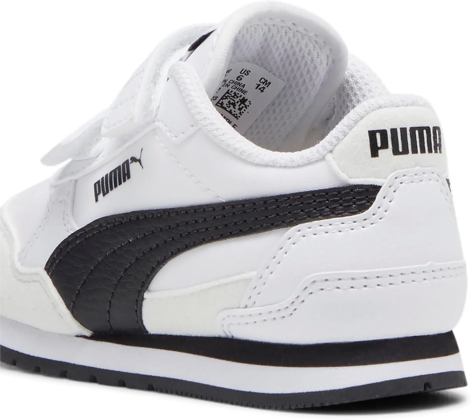 PUMA Unisex-Child St Runner Hook and Loop Sneaker