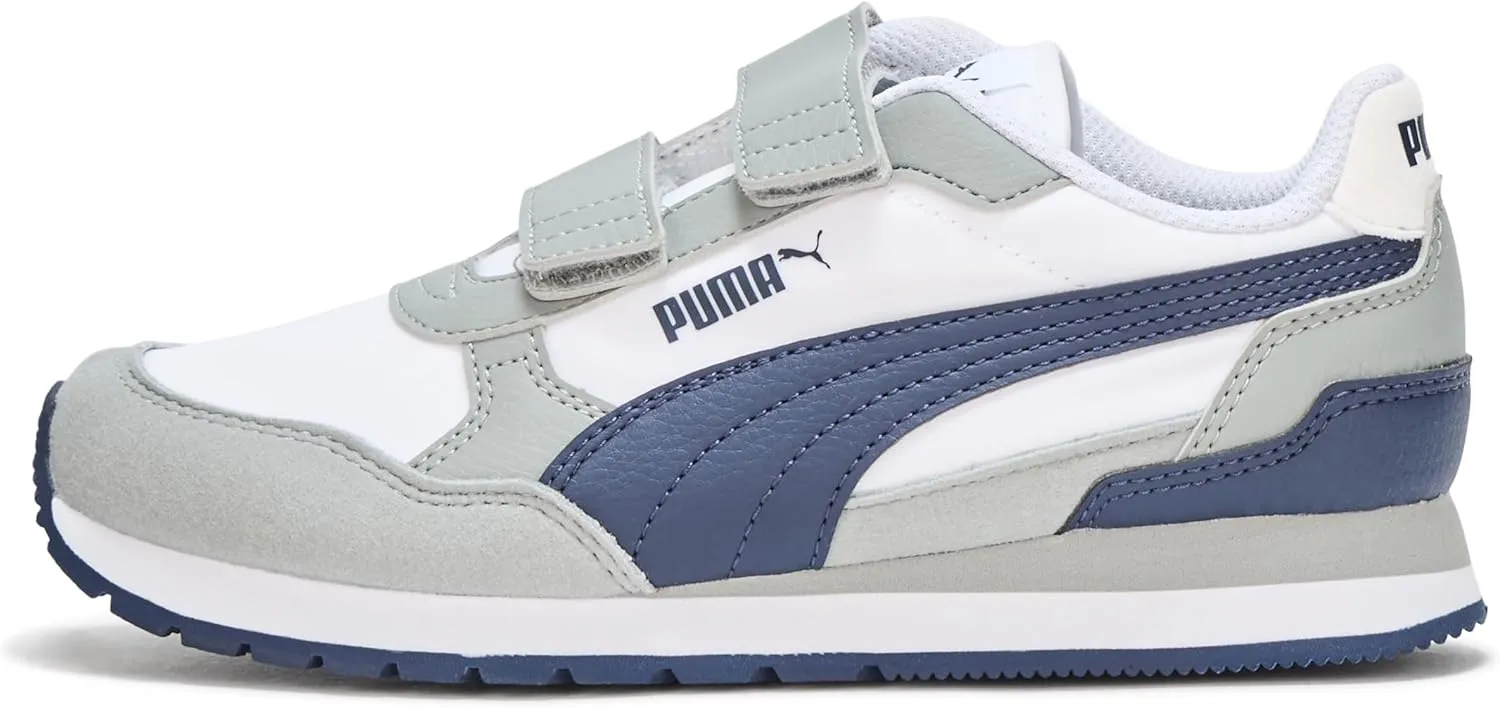 PUMA Unisex-Child St Runner Hook and Loop Sneaker