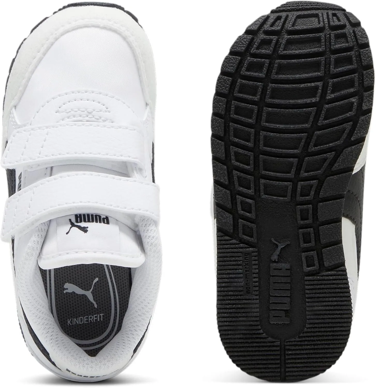 PUMA Unisex-Child St Runner Hook and Loop Sneaker