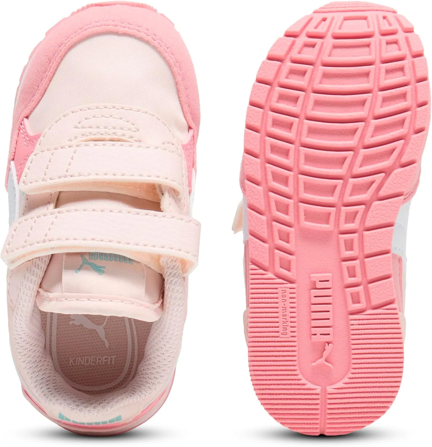PUMA Unisex-Child St Runner Hook and Loop Sneaker