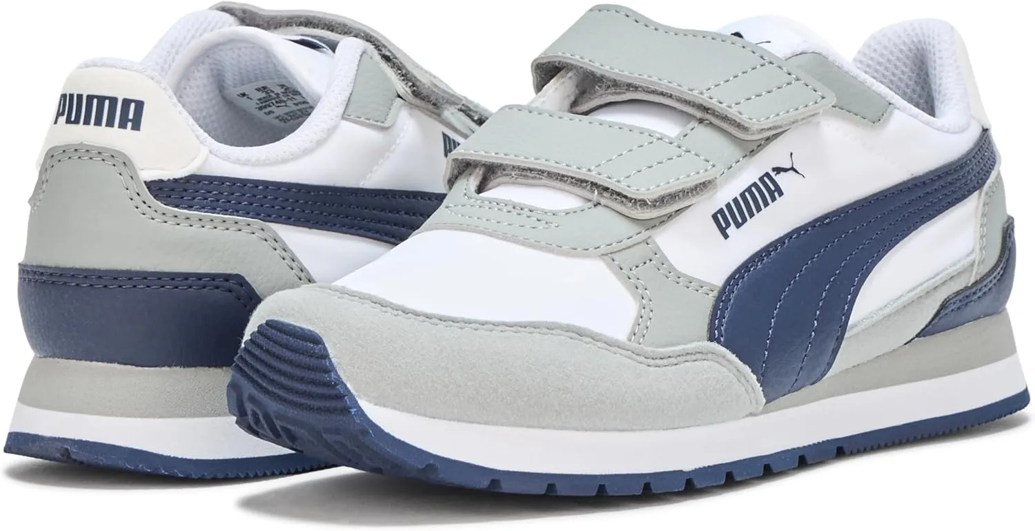 PUMA Unisex-Child St Runner Hook and Loop Sneaker