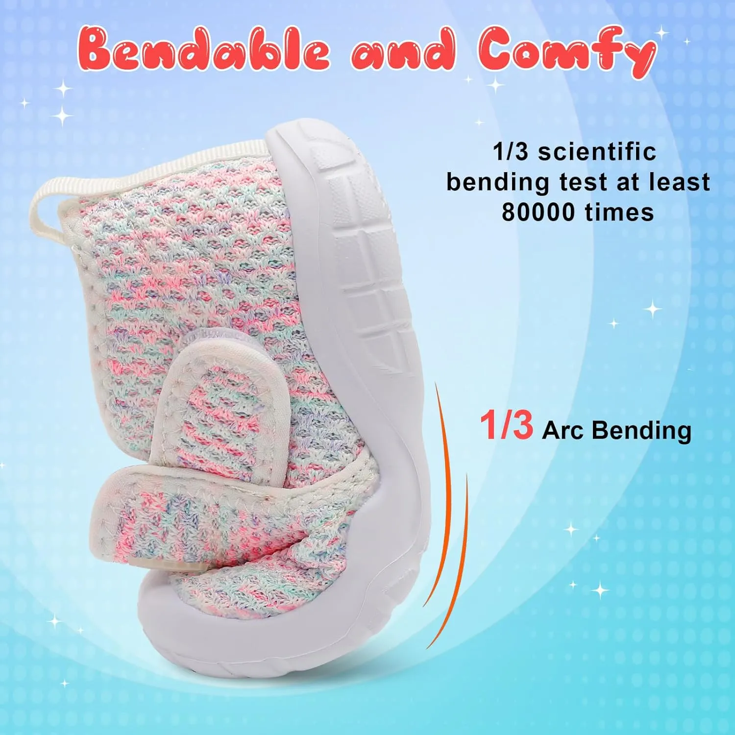 QFH Toddler Shoes Boys Girls Sneakers Comfy Barefoot Shoes Kids Adjustable Hook and Loop Walking Shoes Wide Toe Box Breathable Shoes