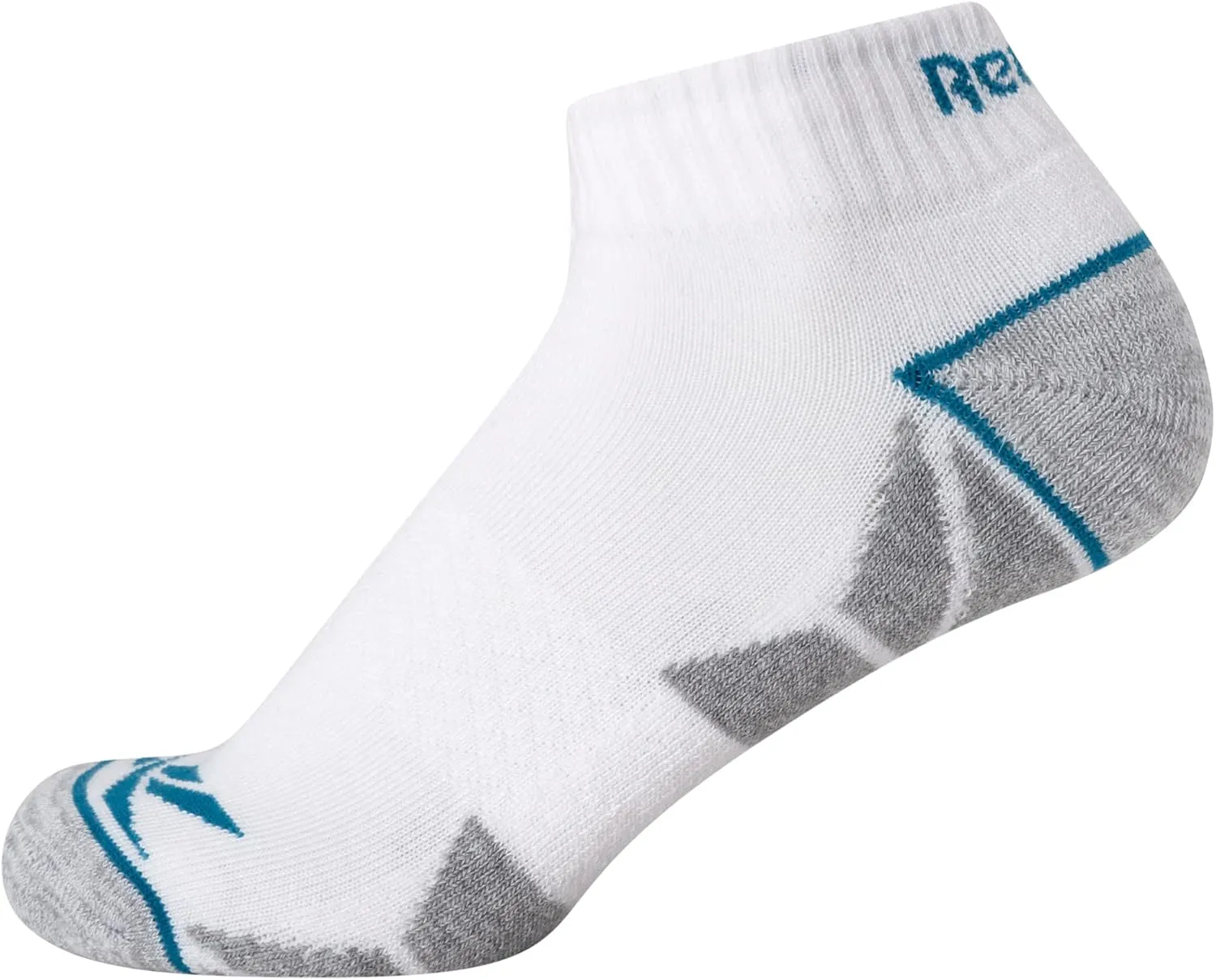 Reebok Boys' Quarter Socks - 12 Pack Stretch Performance Quarter Cut Arch Support Socks - Cushioned Athletic Socks for Boys