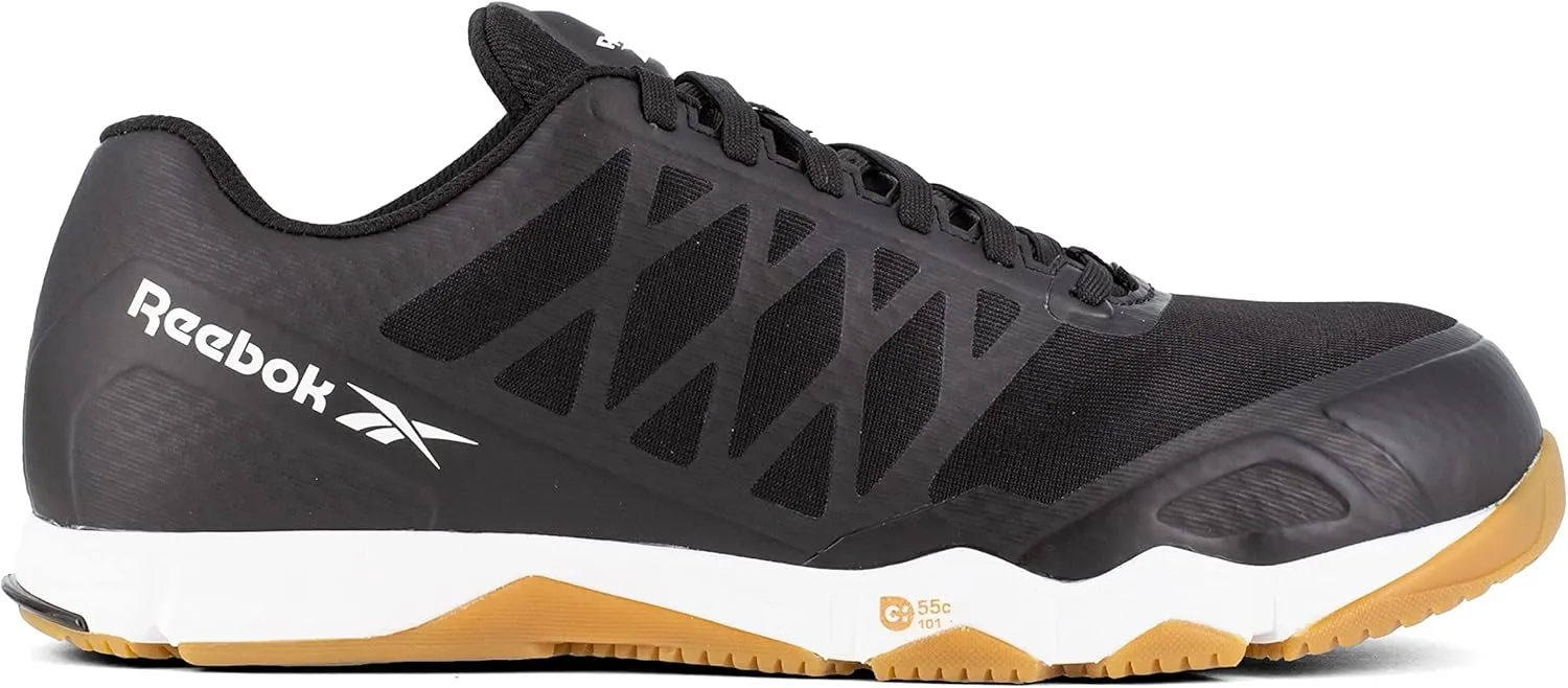 Reebok Men's Rb4450 Speed Tr Safety Toe Athletic Work Shoe Black