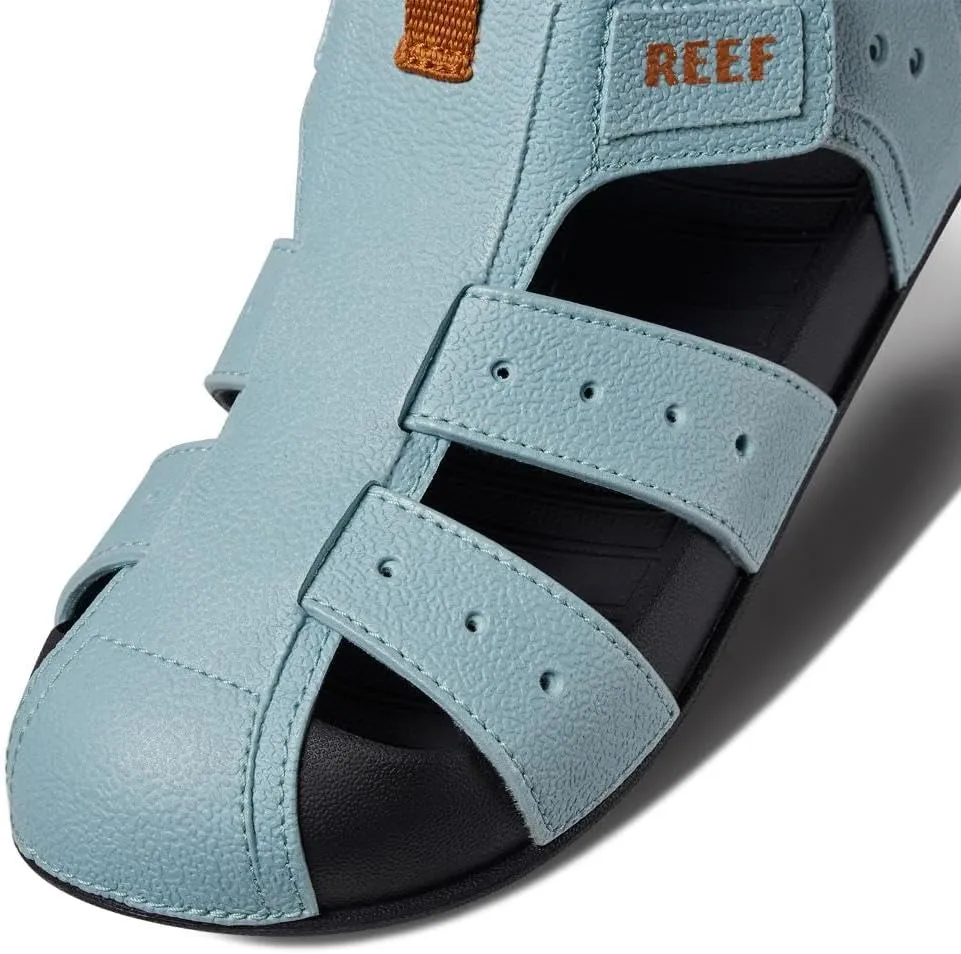 REEF Kids' Water Beachy Fisherman Sandal, Water Friendly, Adjustable Velcro Strap, Closed Toe