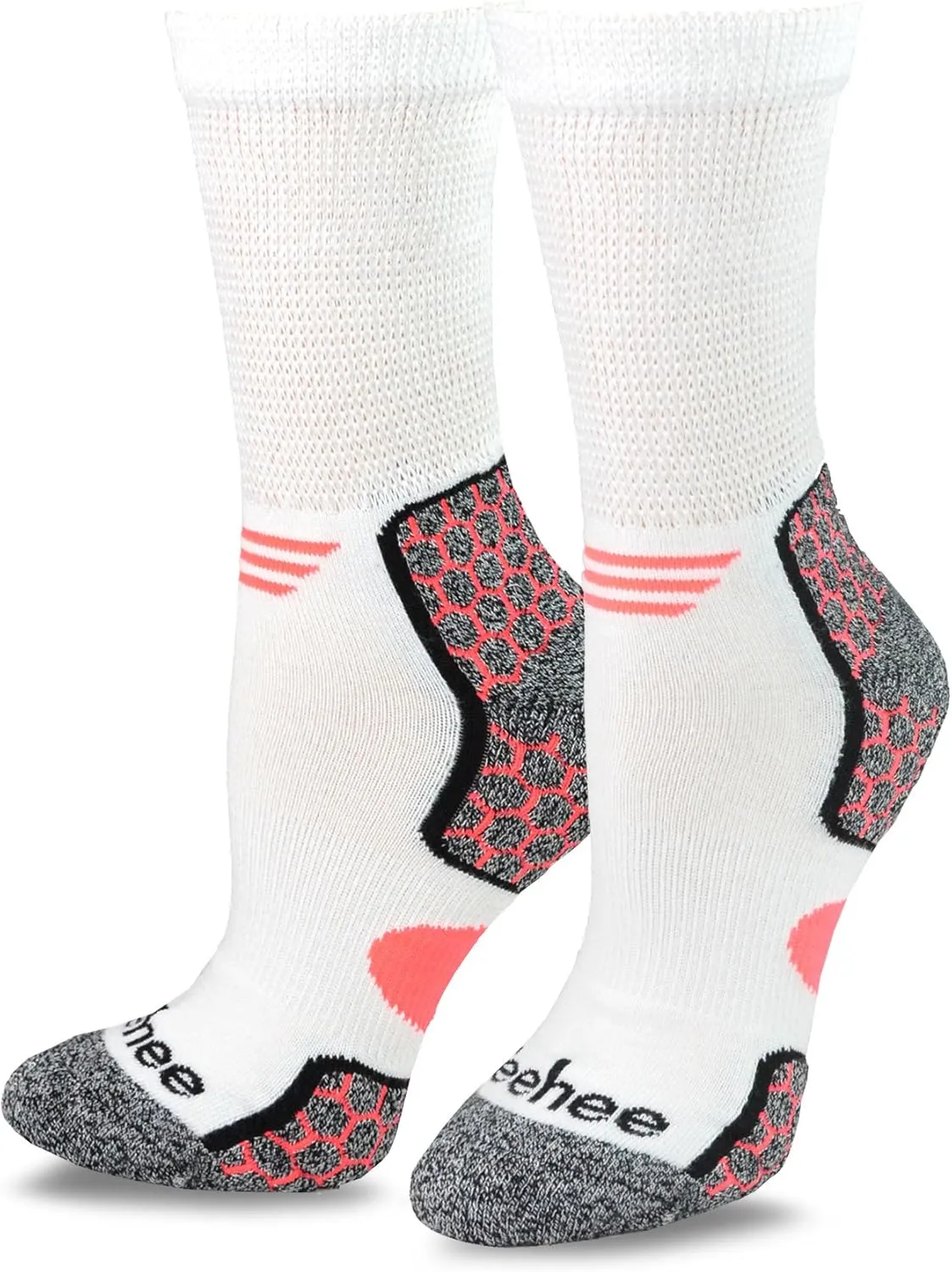 Relaxed Binding Lose Top Viscose Bamboo Diabetic Socks for Adult Women Men Multipairs Solid and Colorful