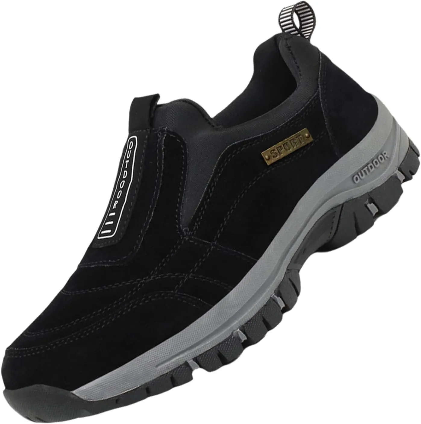 Relieffoot Walking Shoes for Men, Relieffoot Orthopedic Shoes for Men, Outdoor Hiking Shoes, Slip in Men Relaxed Fit Slip-Ons