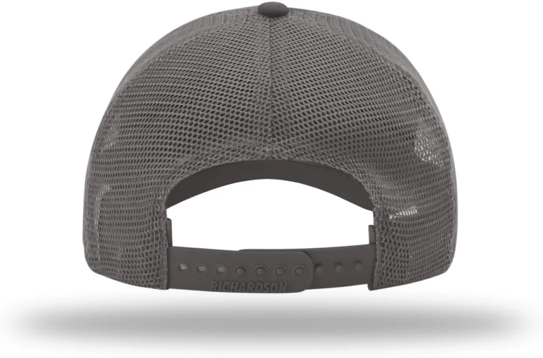 Richardson 111 Garment Washed Trucker Snapback Hat Bundle with THP Hat & Clothing Brush