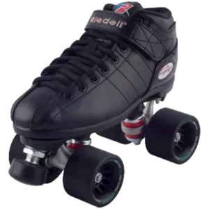 Riedell Skates - R3 Black Demon - Roller Skate Set