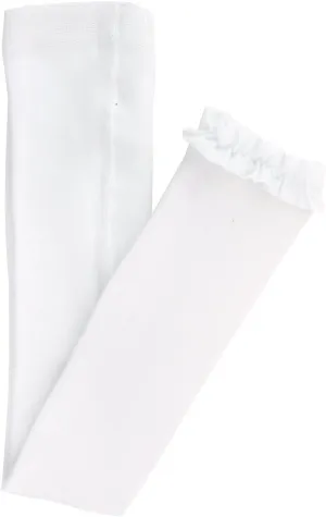 RuffleButts Baby/Toddler Girls Footless Ruffled Tights
