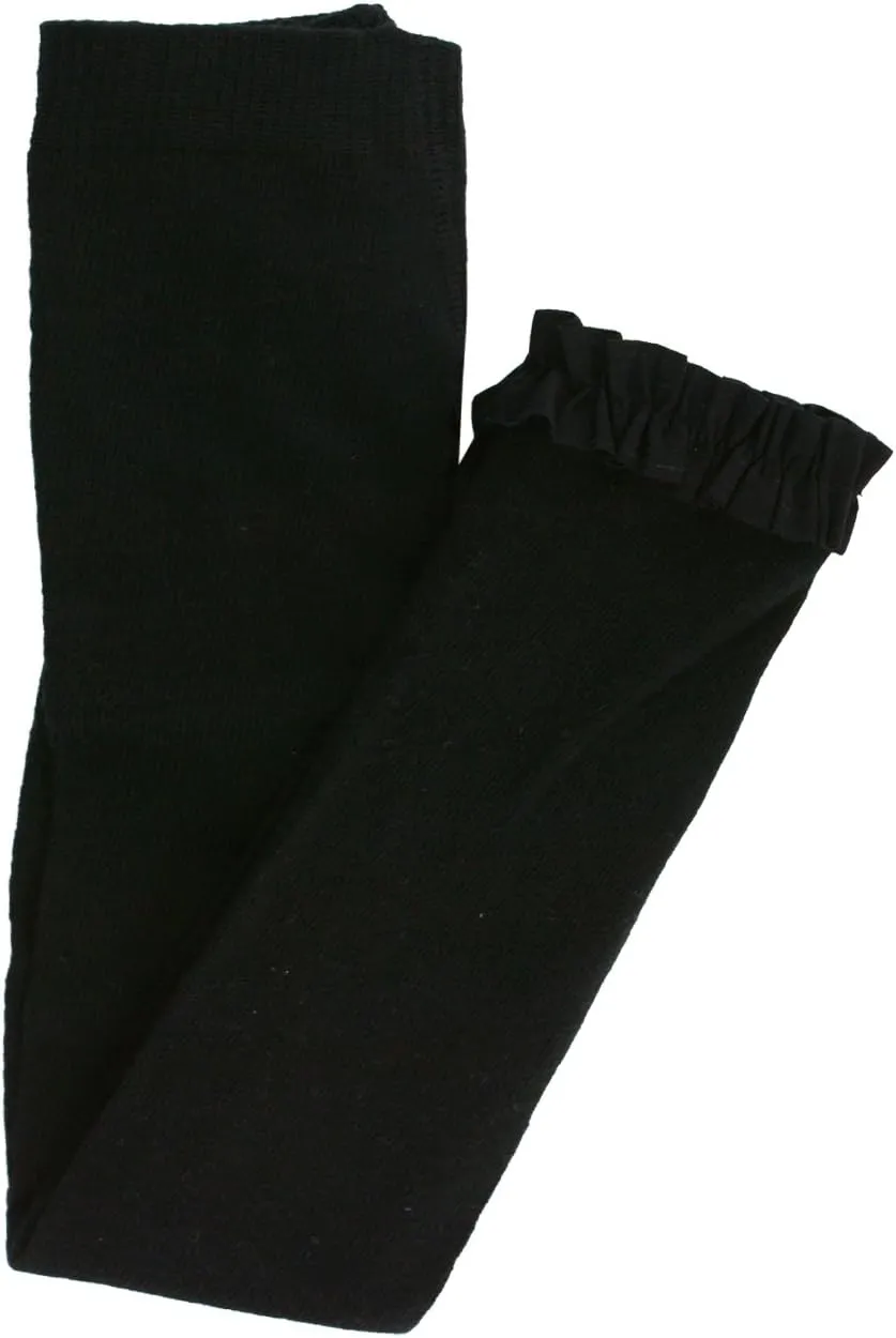RuffleButts Baby/Toddler Girls Footless Ruffled Tights