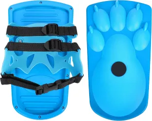 RunNico 11 Inch Toddler Snow Prints Snowshoes - Animal Foot Print Winter Snowshoes - Snowshoes Kids' Snow Paw for Child Youth Boys and Girls Outdoor Activity