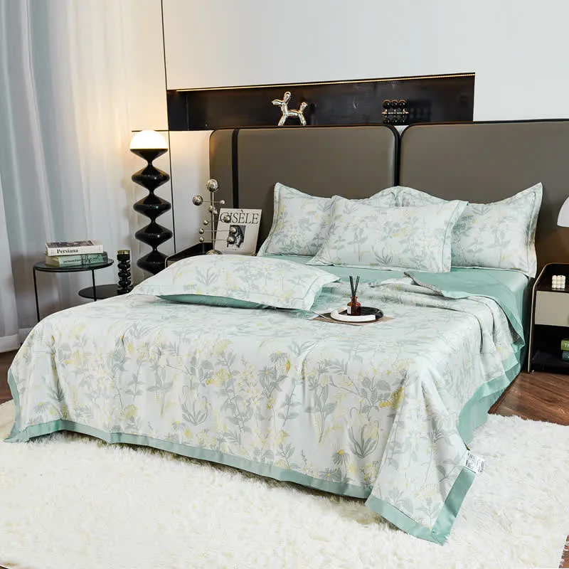 Rural Floral Comfy Summer Quilt Bedding