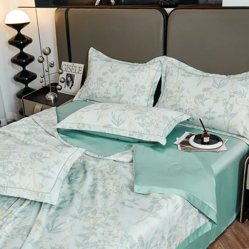 Rural Floral Comfy Summer Quilt Bedding