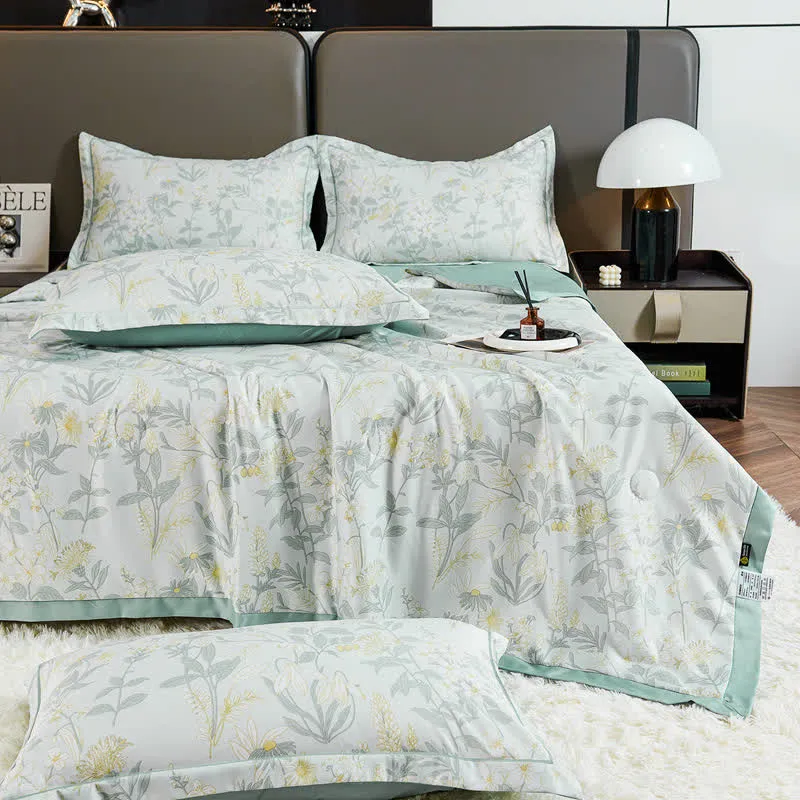 Rural Floral Comfy Summer Quilt Bedding