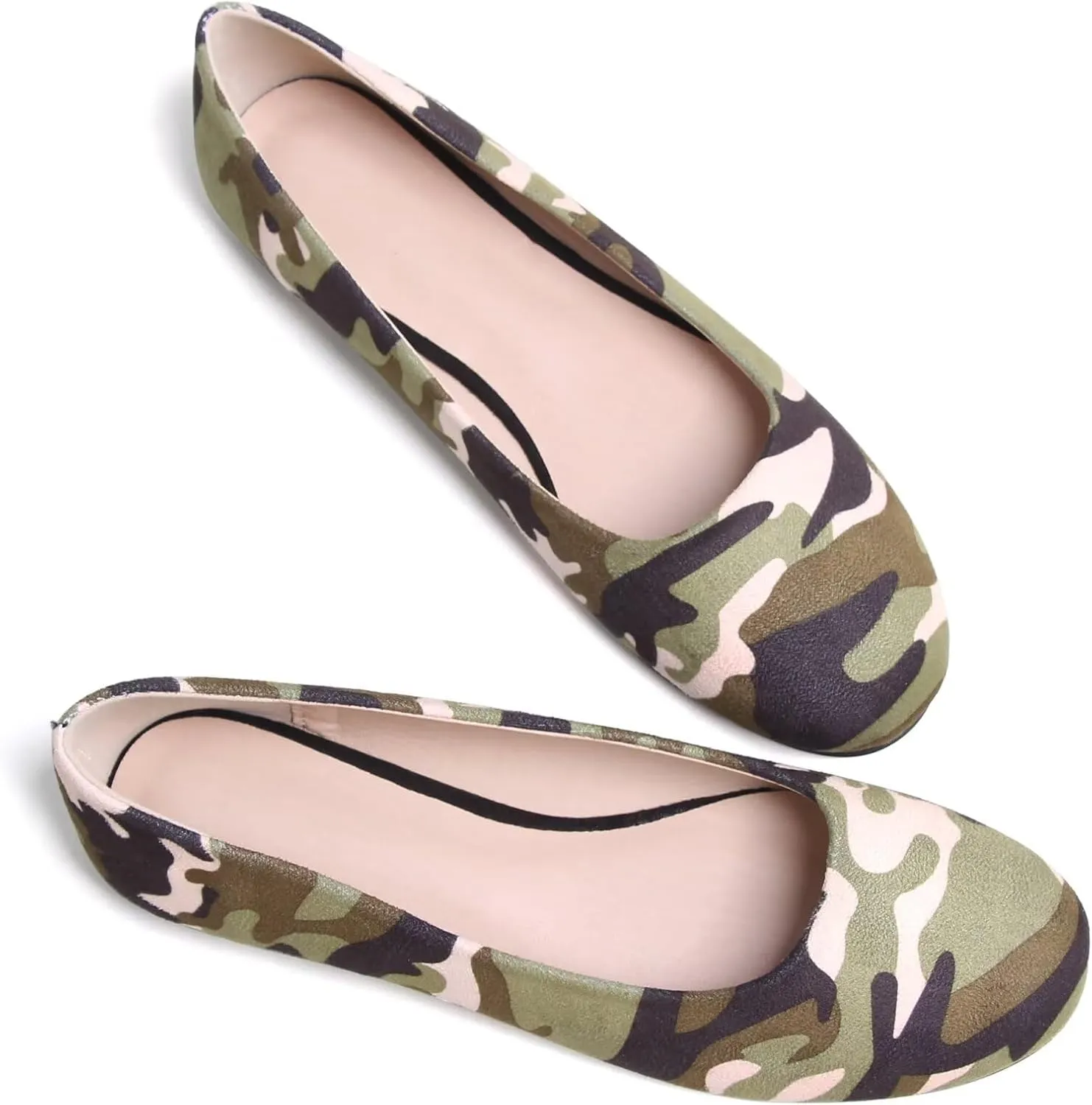 SAILING LU Pointy Toe Shoes Women Ballet Flats Comfort Solid Flat Shoes for Women Work Slip On Moccasins