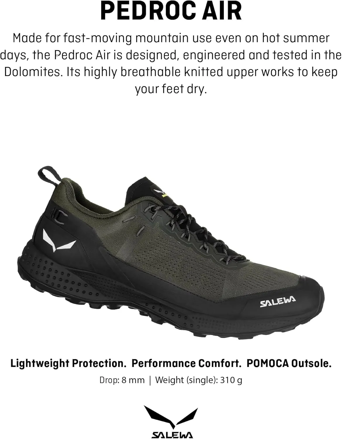 Salewa Men's Pedroc Air Lightweight Breathable Trekking & Hiking Shoe