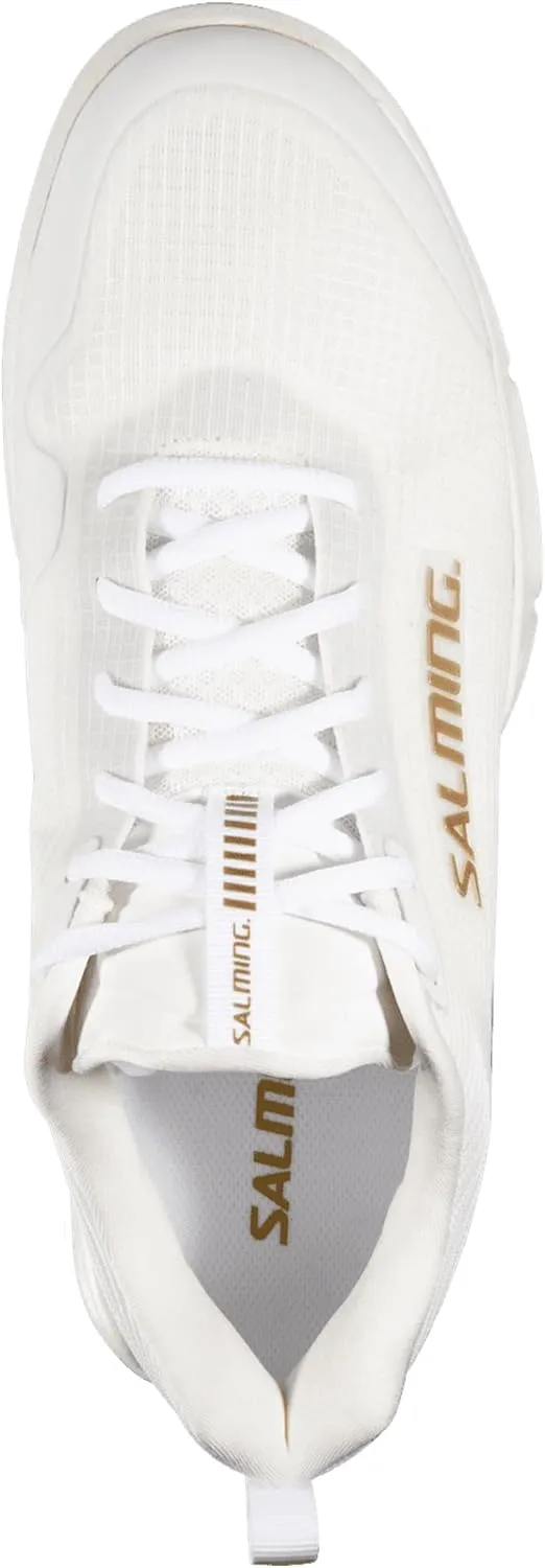 Salming Viper Pro Men's Low Squash Shoes (White/Gold & Yellow/Black Color Availabe) (Non Marking)(Indoor Pickleball, Racquetball, Padel)