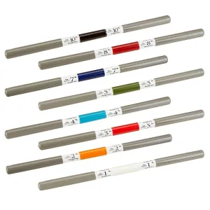 Sammons Preston Rehab Weight Bars, Therapy Rehabilitation and Exercise Equipment for Men, Women, Elderly, Color Coded Medical Recovery Aid for Patient Home and Clinical Use, 2 Pounds, Orange