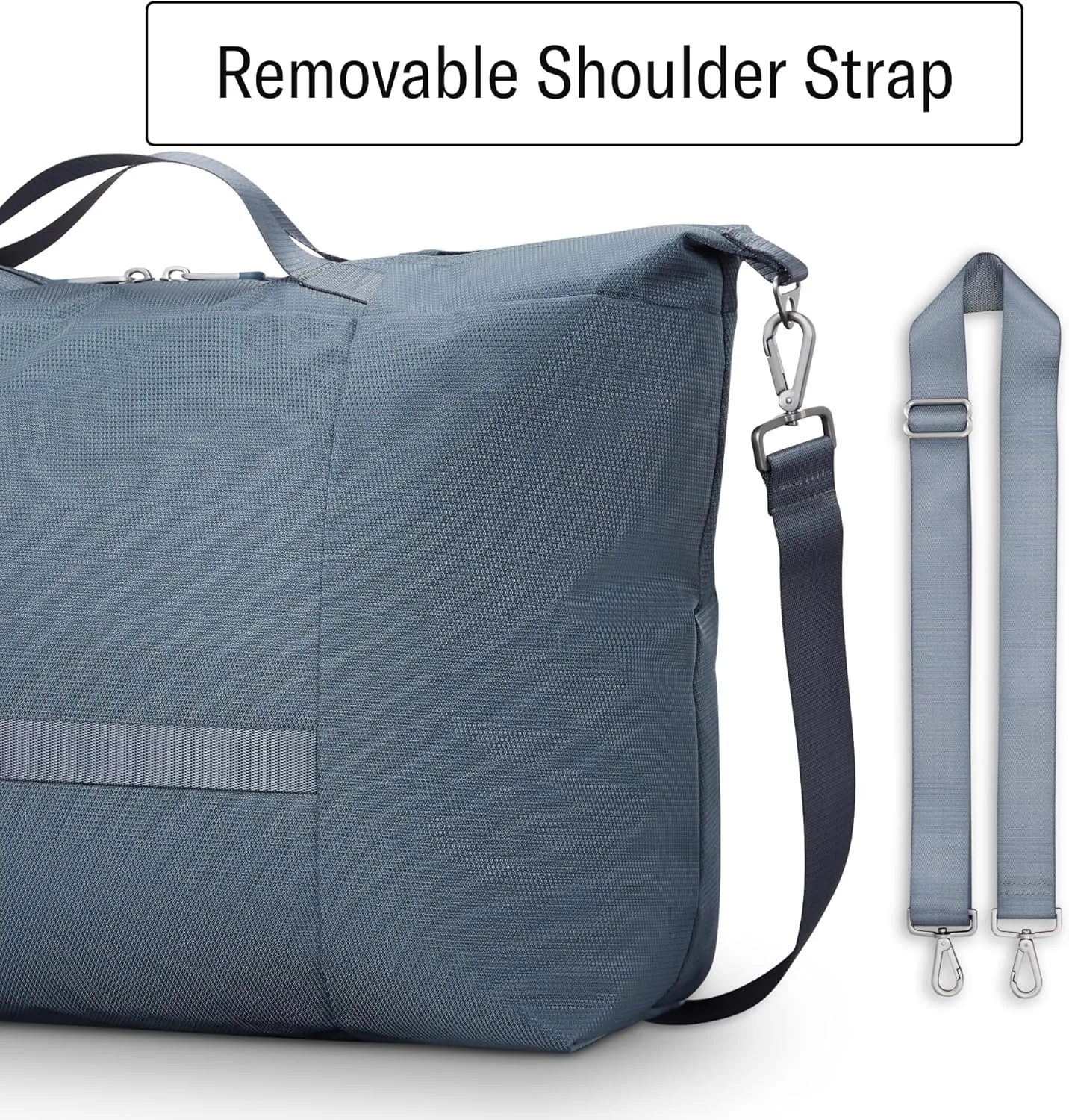 Samsonite UpLIFT 23" Lightweight Foldable Weekender Duffle Bag - Polyester Soft Duffle for Ultra Lightweight Travel - Elemental Blue