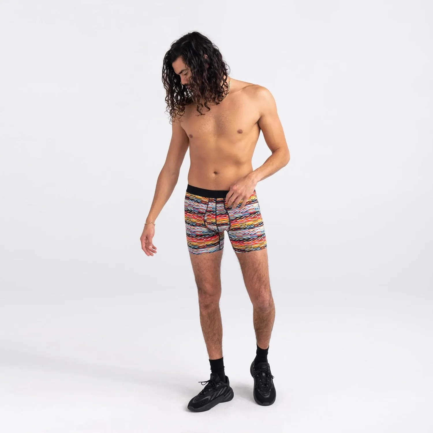 SAXX Underwear Co. Men's Underwear with Pouch Droptemp Cooling Cotton Boxer Brief Fly 2Pk