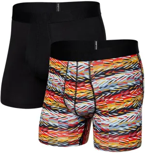 SAXX Underwear Co. Men's Underwear with Pouch Droptemp Cooling Cotton Boxer Brief Fly 2Pk