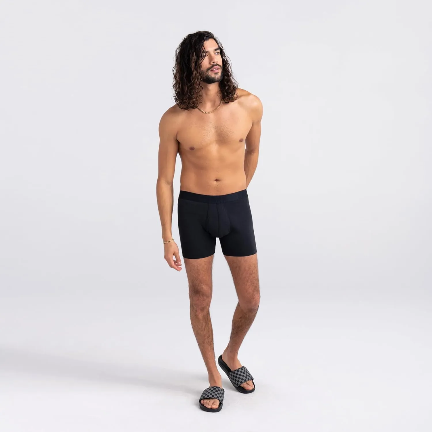 SAXX Underwear Co. Men's Underwear with Pouch Droptemp Cooling Cotton Boxer Brief Fly 2Pk