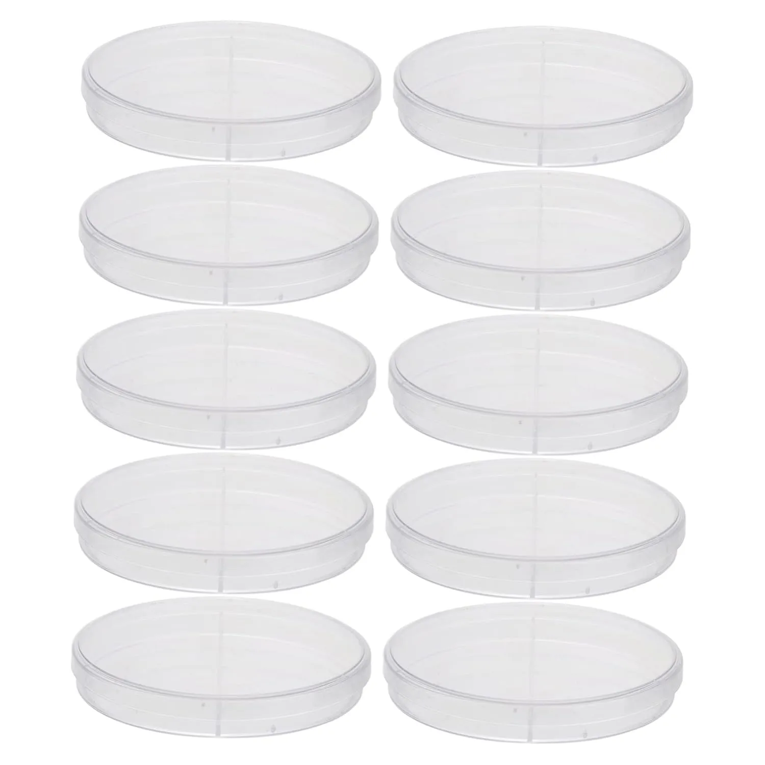 Science Petri Dish 2 Compartment Culture Plate Dosh Lab Dish Lightweight Easy to Use