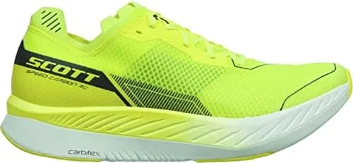 SCOTT Speed Carbon RC Shoes - Mens, Yellow/White, 12.5, 2878281182470-12.5