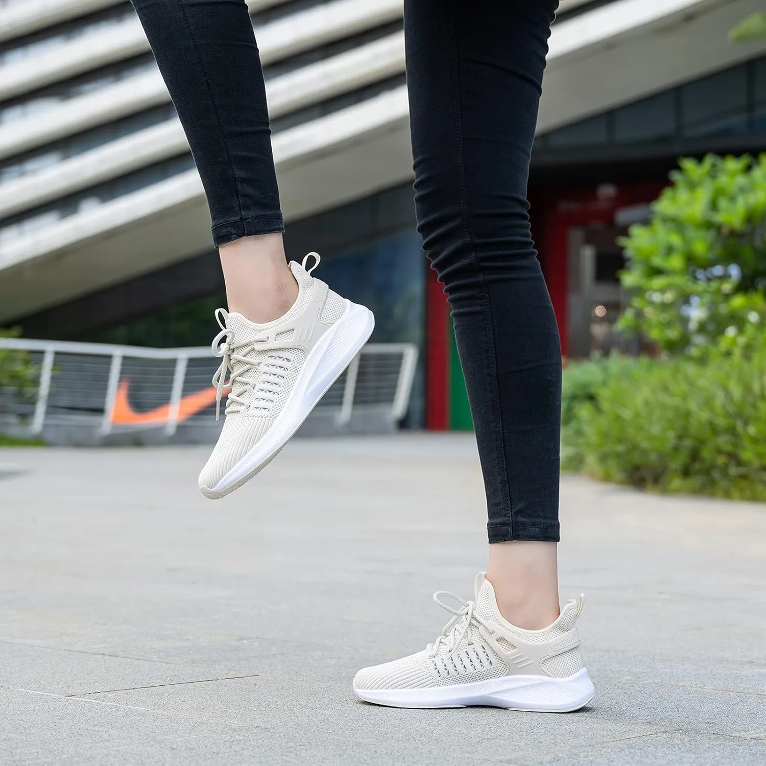 SDolphin Running Shoes Women Sneakers - Comfortable Memory Foam Lightweight Walking Tennis Workout Athletic Shoes