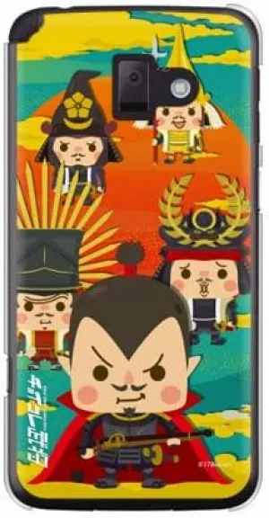 Second Skin Choikore Warlords Fubu Tenka (Clear) Design by Takahiro Inaba, for Easy Smartphone Premium F-09E, docomo DFJ09E-PCCL-205-Y765