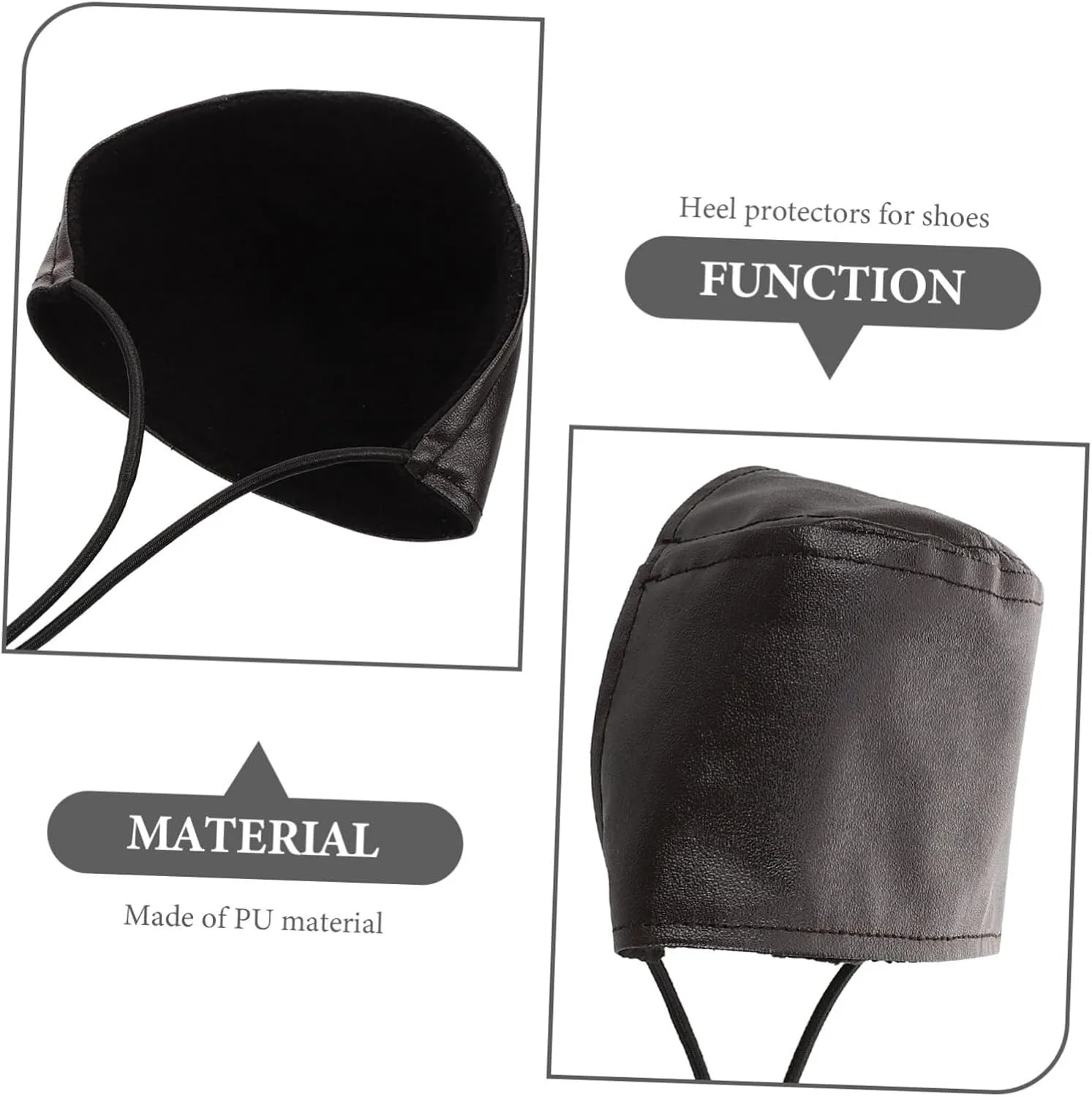 Sets Shoe Heel Protectors Heel Covers for Women Men Car Driving Guards Slip Grips Easy to Put Remove Covers Pcs