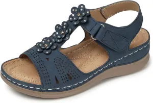 SHIBEVER Wedge Sandals for Women Dressy: Women Comfortable Summer Platform Casual Dress Sandal