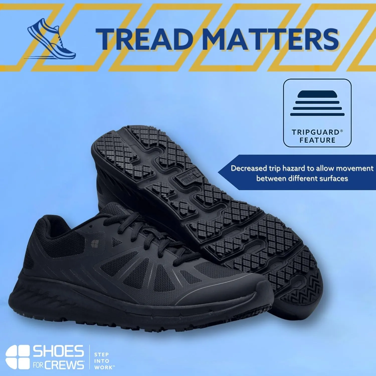 Shoes for Crews Men's Endurance II Non Slip Food Service Work Shoes