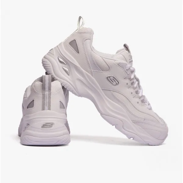 Skechers 149492/WGY D'LITES 4.0-FRESH DIVA Womens Trainers White/Grey