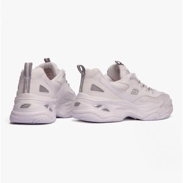 Skechers 149492/WGY D'LITES 4.0-FRESH DIVA Womens Trainers White/Grey