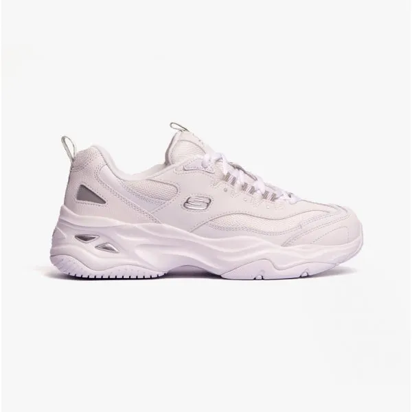 Skechers 149492/WGY D'LITES 4.0-FRESH DIVA Womens Trainers White/Grey