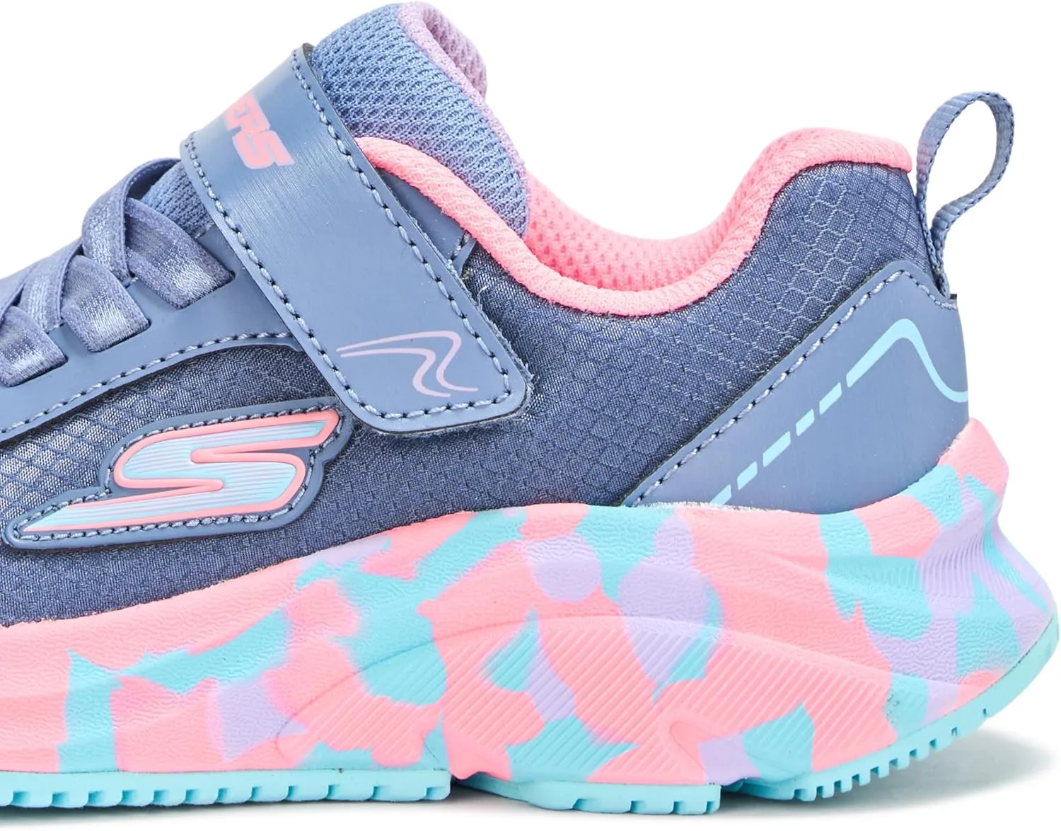 SKECHERS Girl's Elite Sport Tempo-Speed Seeker Sneaker