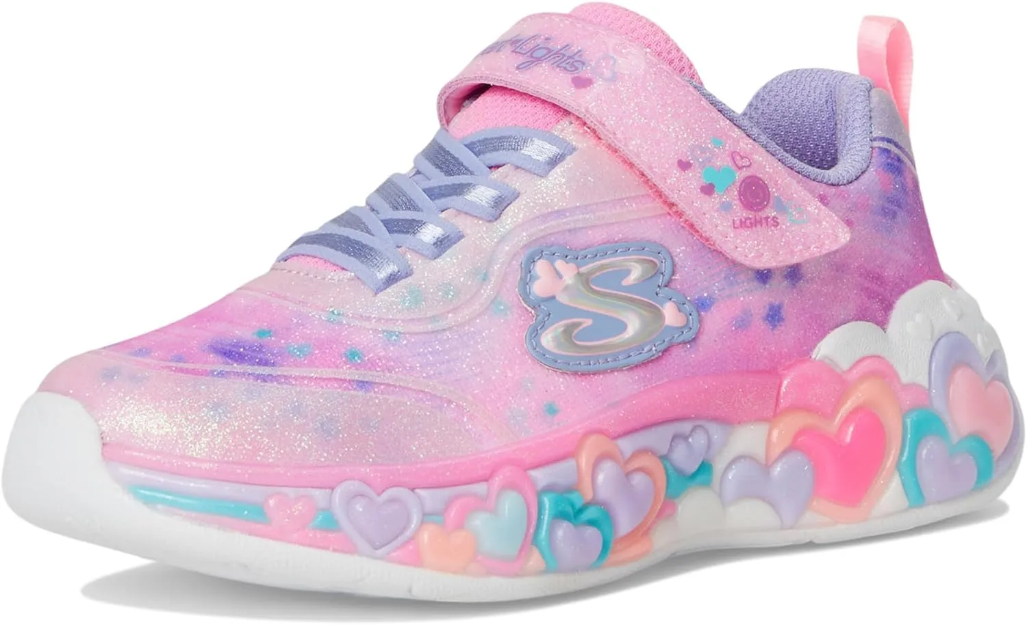 Skechers Girl's Eternal Heart Lights Sneaker