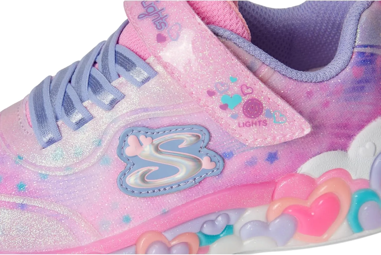 Skechers Girl's Eternal Heart Lights Sneaker