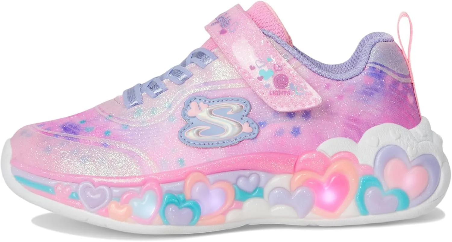 Skechers Girl's Eternal Heart Lights Sneaker